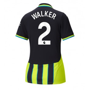 Manchester City Kyle Walker #2 Bortatröja Dam 2024-25 Kortärmad